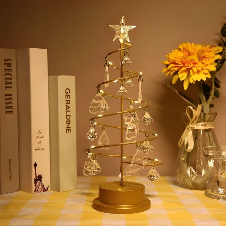 Crystal Christmas Tree Decorative Lamp