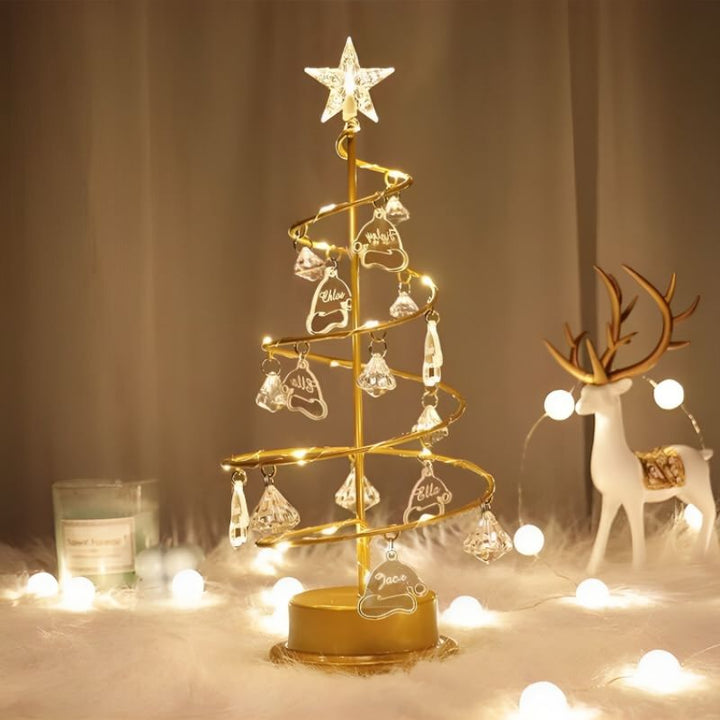 Crystal Christmas Tree Decorative Lamp