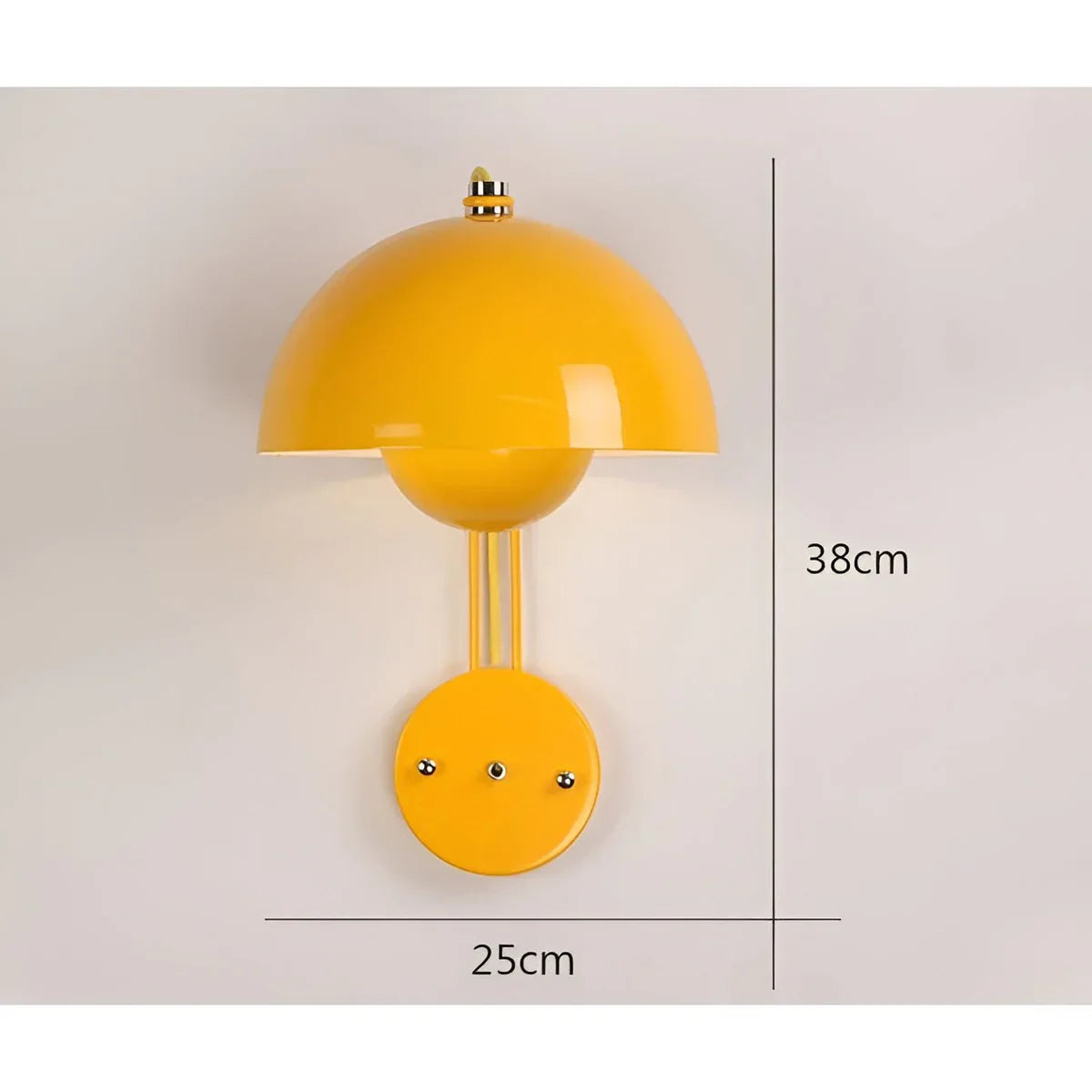 BudLume - Mushroom Glow Cozy Scandinavian Wall Lamp