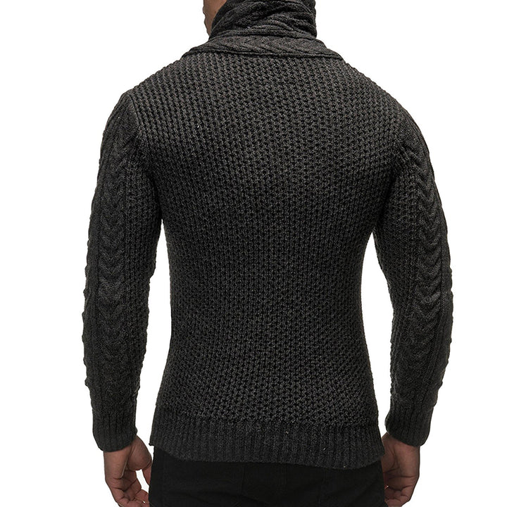 Kristian - Turtleneck Sweater with Buckles and Pockets