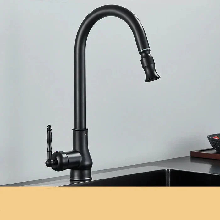 Kitchen Faucet in Antique Brass