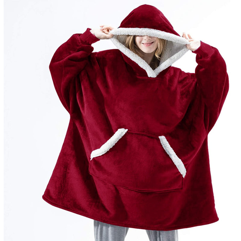 Sofia Cozy long-sleeve hoodie blanket