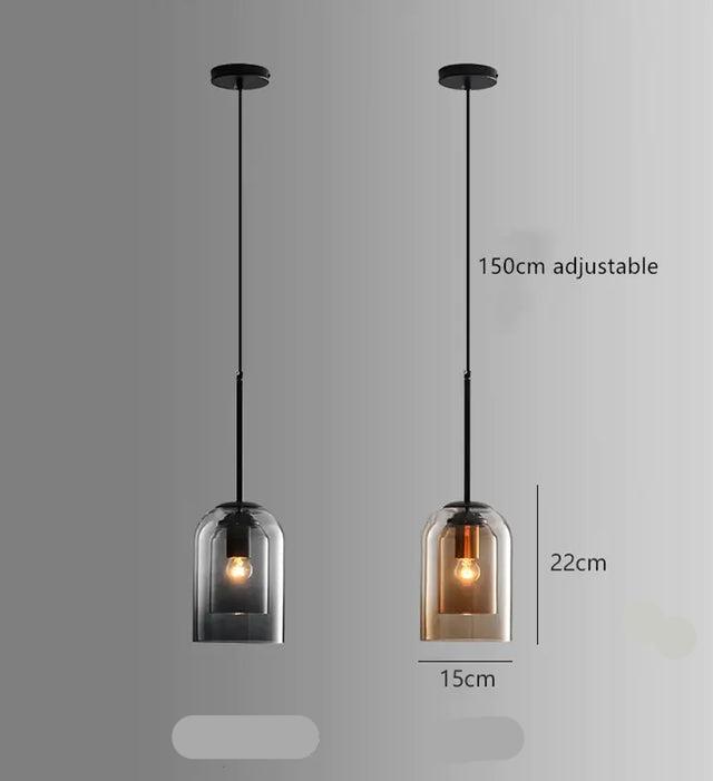 NordicFusion - Double glass pendants for elegant decor