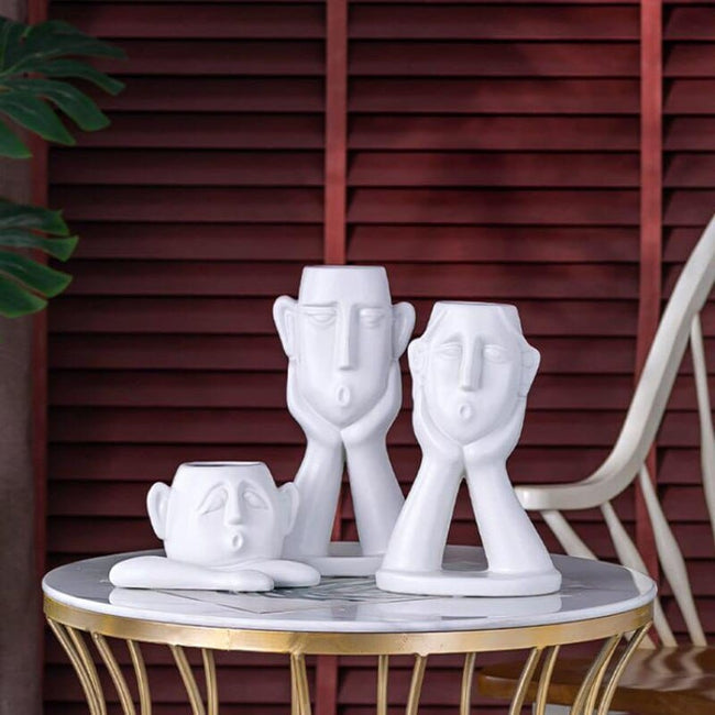 Sculptura Elegance - Artistic Vase for Modern Home Decor
