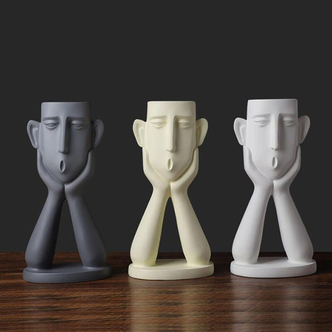 Sculptura Elegance - Artistic Vase for Modern Home Decor