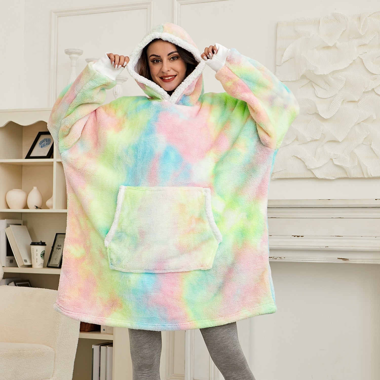 Sofia Cozy long-sleeve hoodie blanket