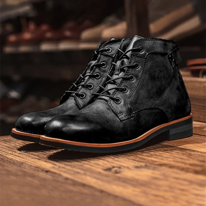 Mark | Men’s Classic Retro Leather Boots