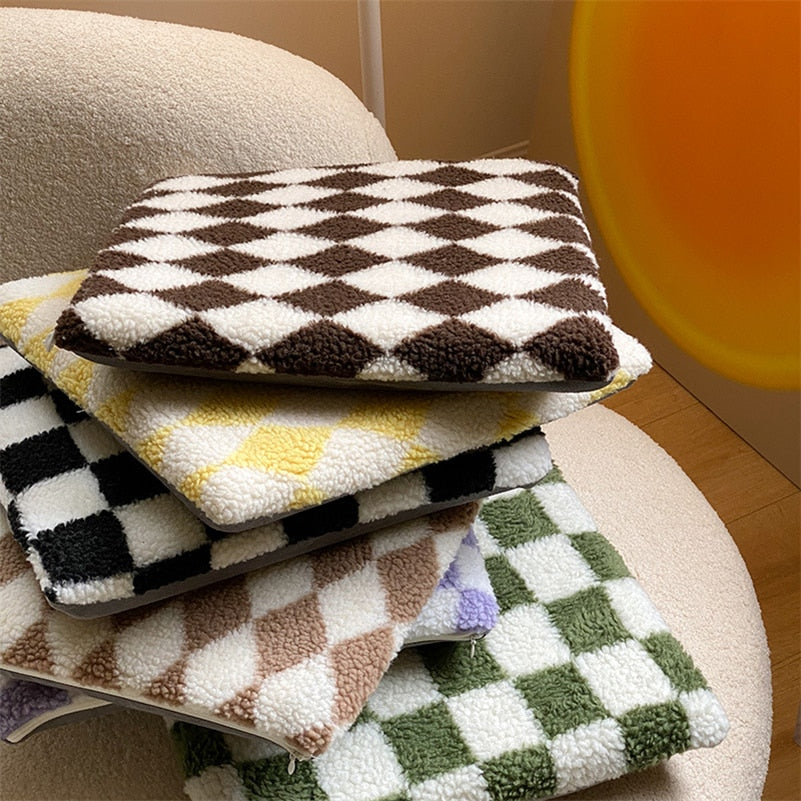 PlaidComfort - Classic Checked Cushion