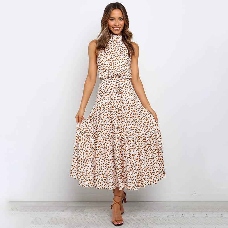 Vergie Boho Polka Dot Dress | Elegant Women’s Party Wear