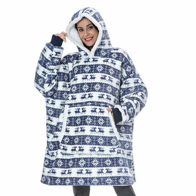 Sofia Cozy long-sleeve hoodie blanket