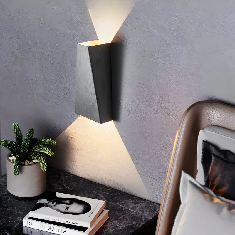 TrapezGlow LED Wall Light