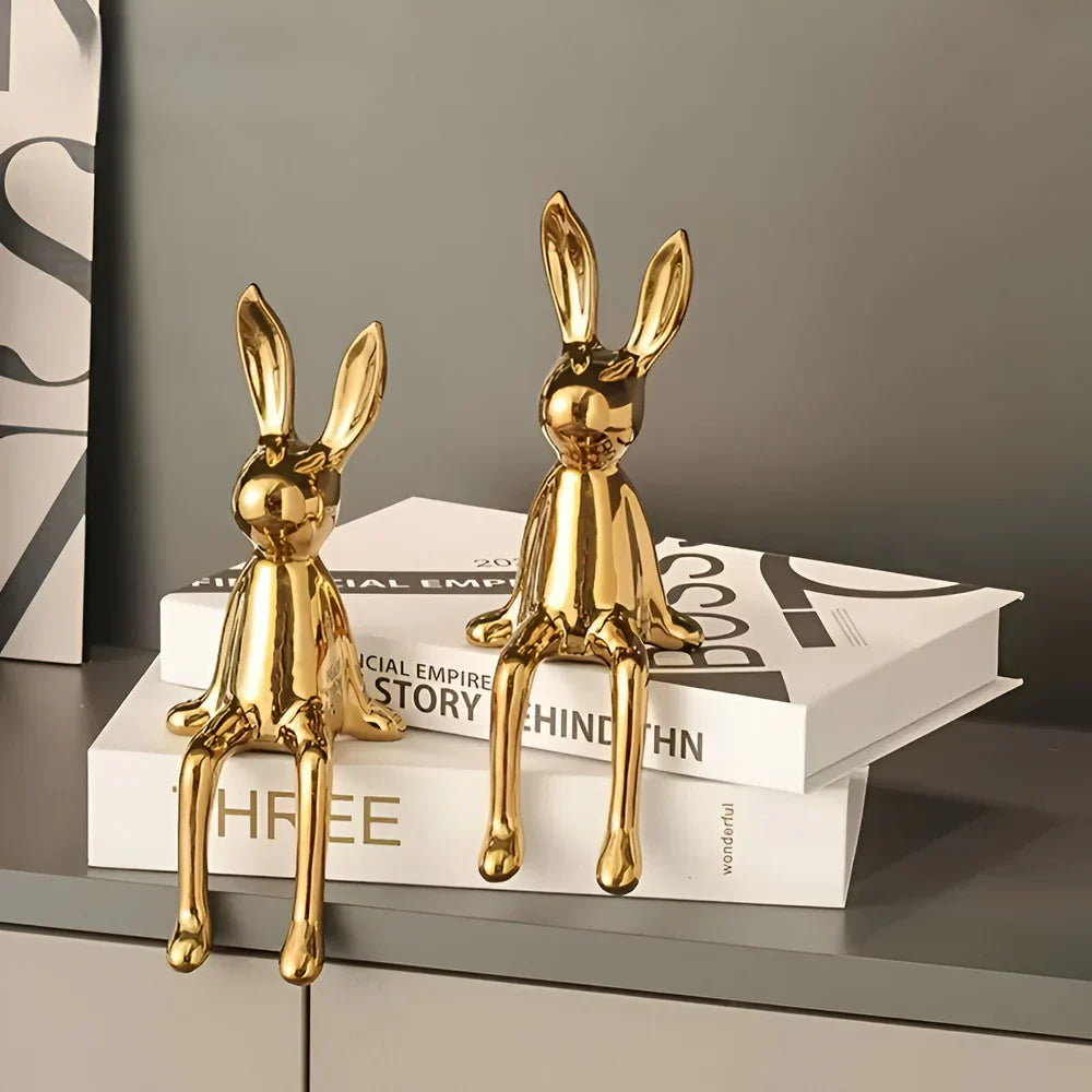 Modern Easter Bunny Figurine