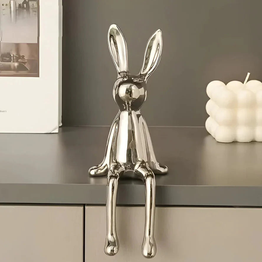 Modern Easter Bunny Figurine