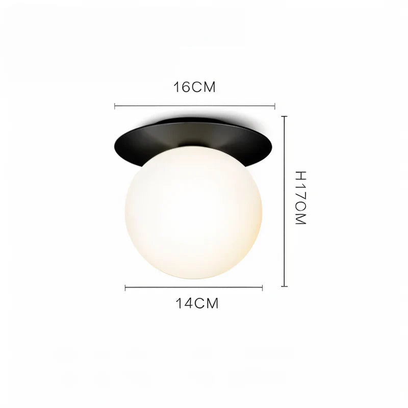 GlowOrb LED Globe Ceiling Light
