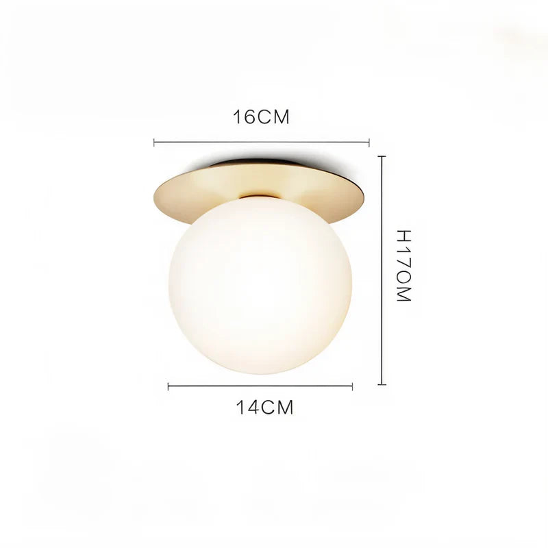 GlowOrb LED Globe Ceiling Light