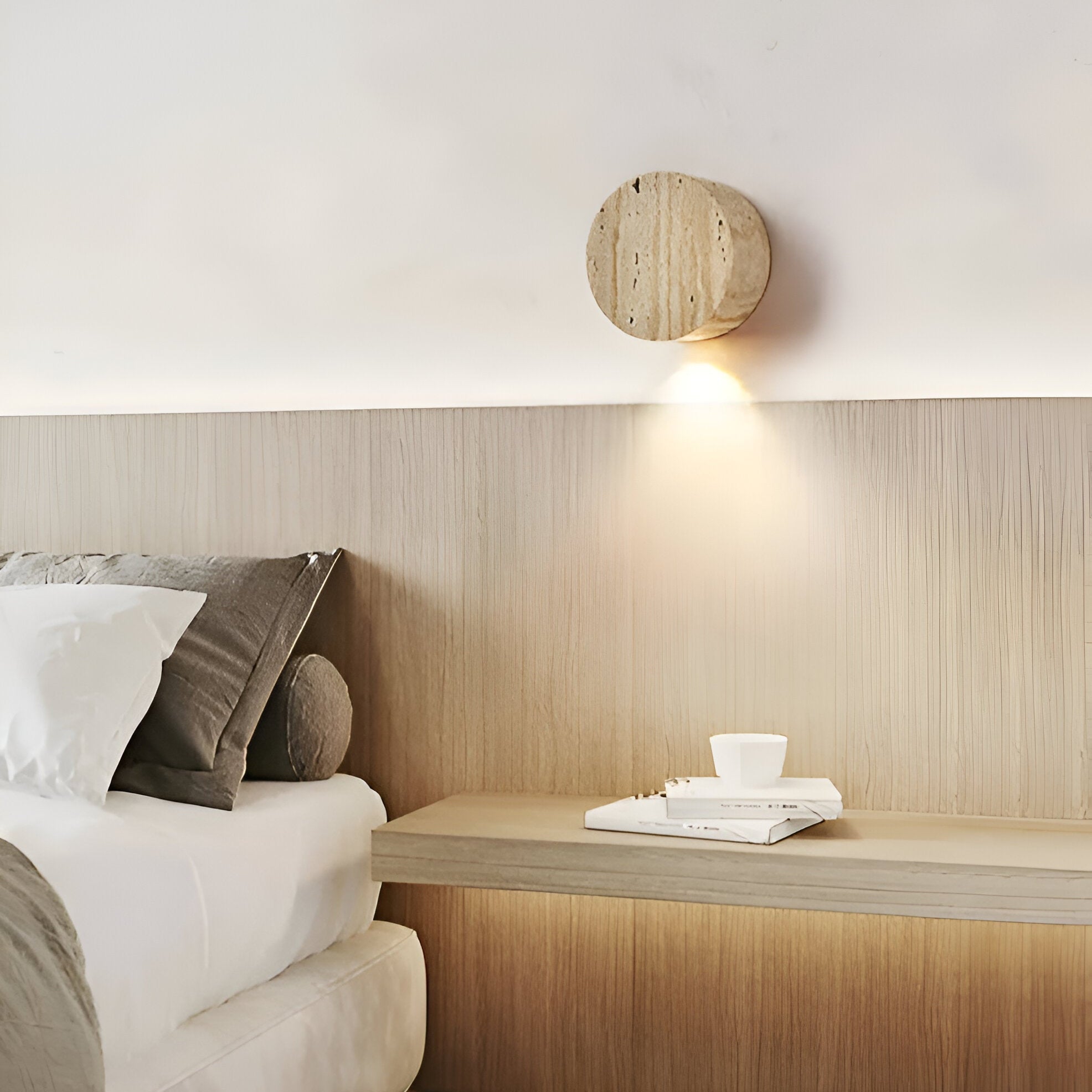 OrbGlow Wabi-Sabi Wall Lamp with Soft Ambient Light