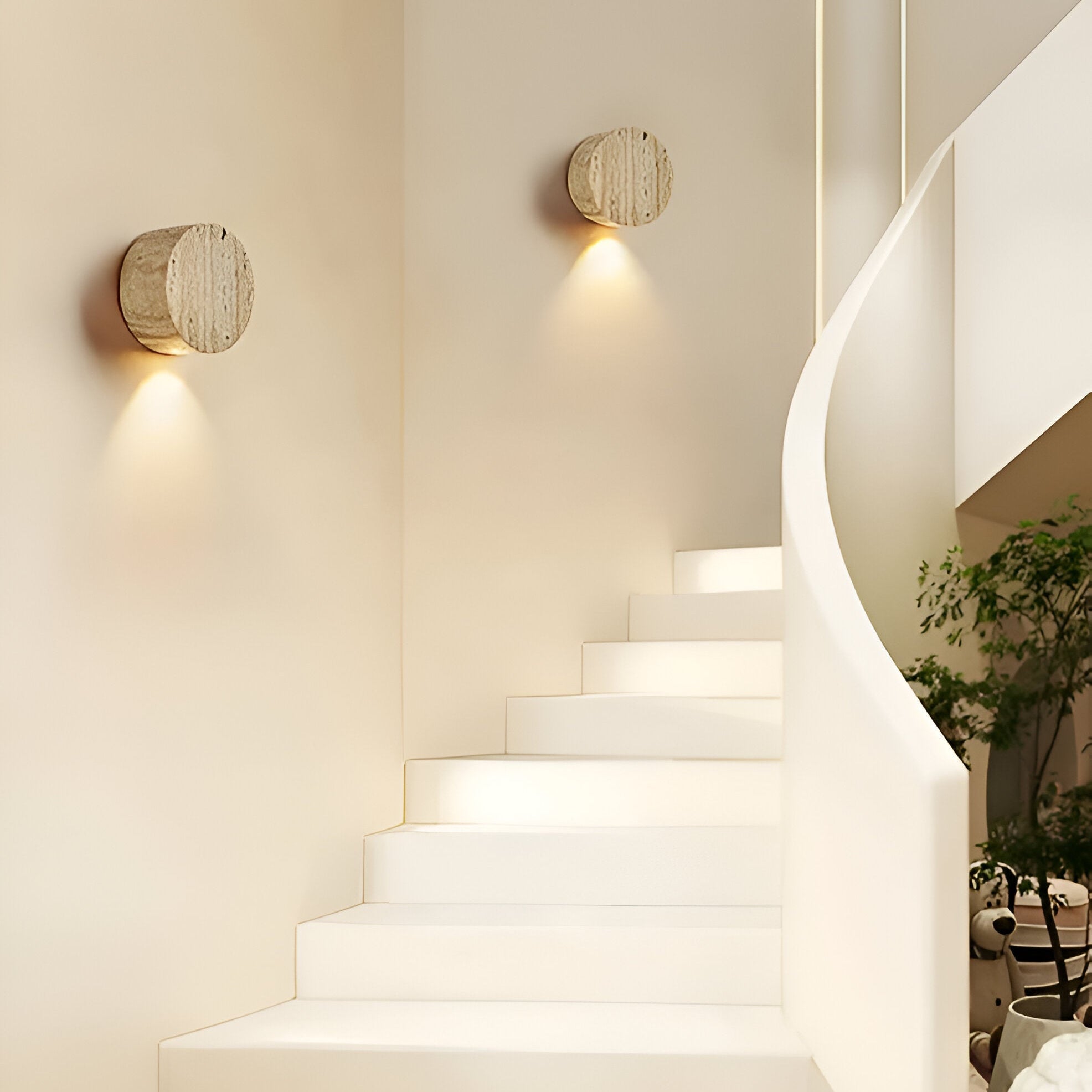 OrbGlow Wabi-Sabi Wall Lamp with Soft Ambient Light