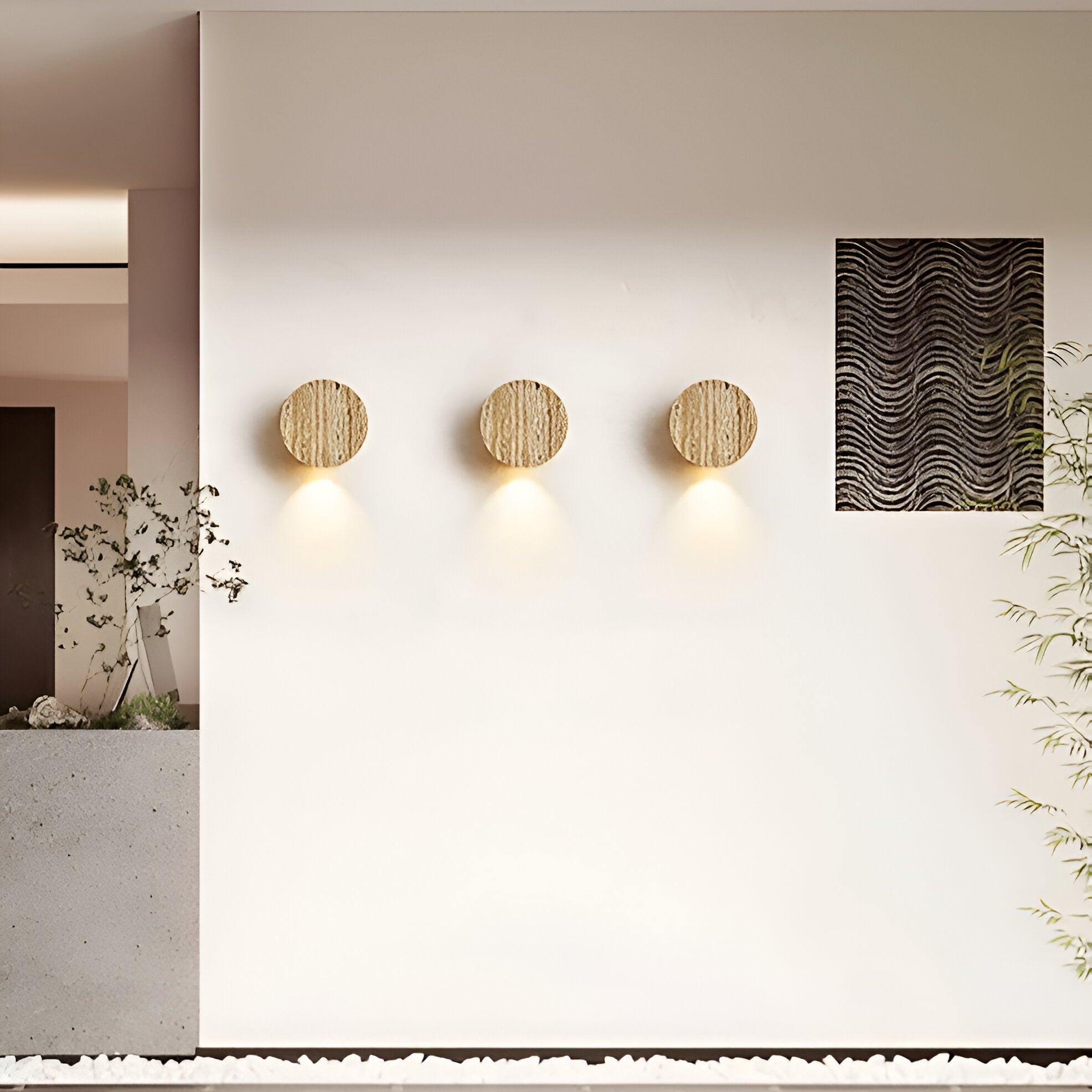 OrbGlow Wabi-Sabi Wall Lamp with Soft Ambient Light