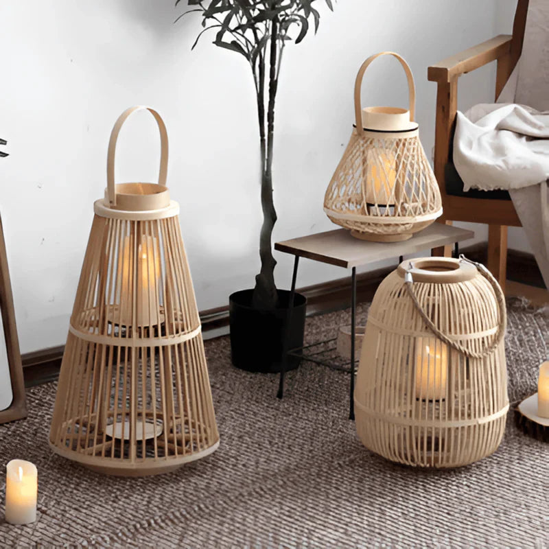GlowWeave Boho Lantern