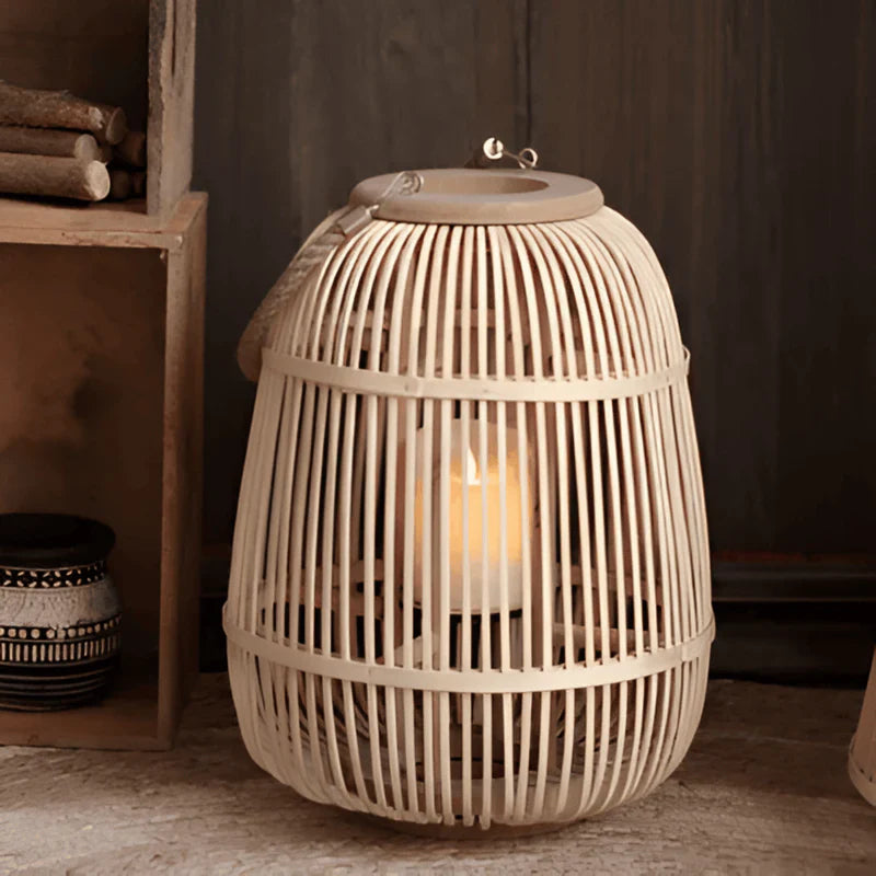 GlowWeave Boho Lantern