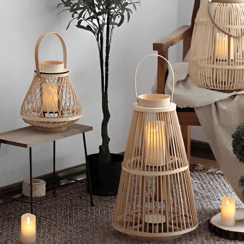 GlowWeave Boho Lantern