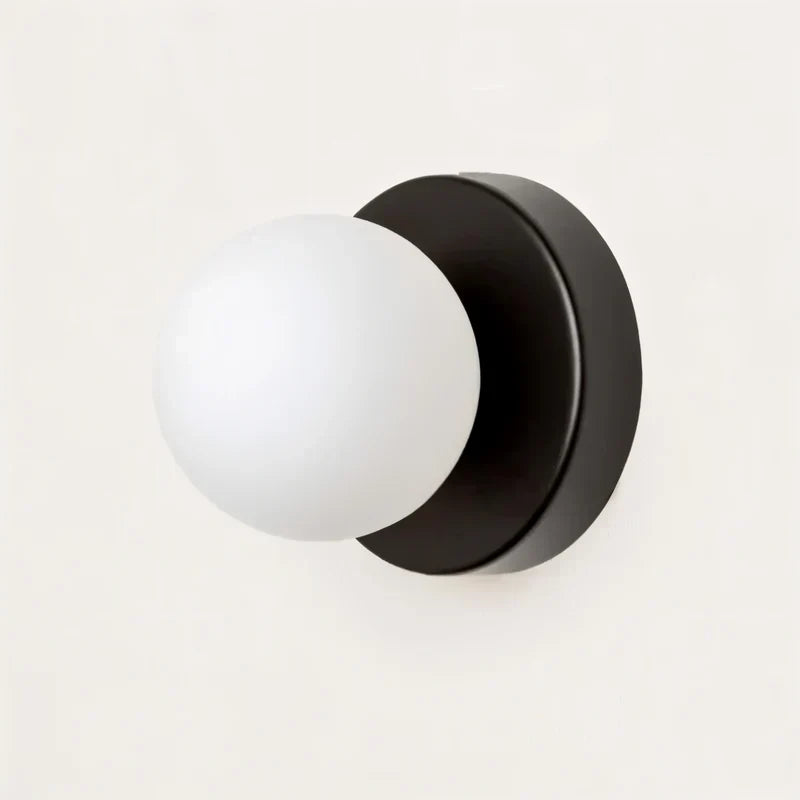 GlasGlow - Elegant Wall Lamp in Glass Sphere for Stylish and Cozy Spaces