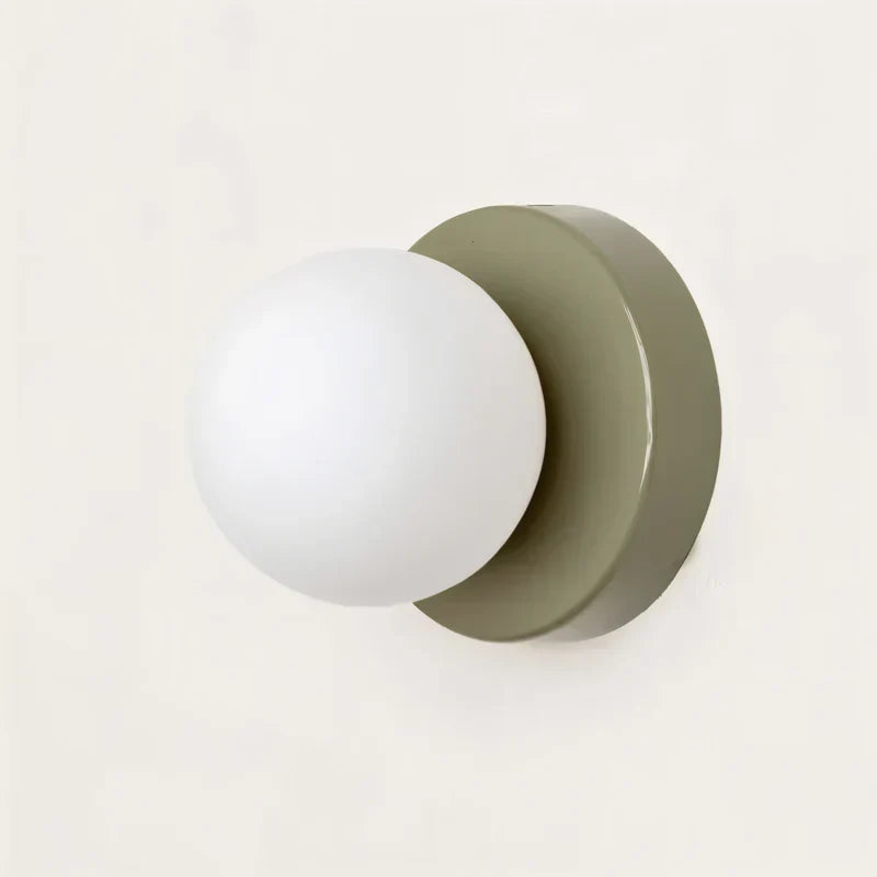 GlasGlow - Elegant Wall Lamp in Glass Sphere for Stylish and Cozy Spaces