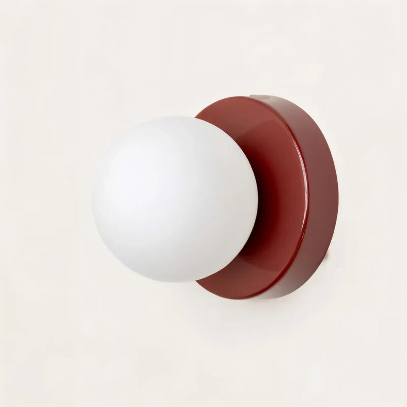 GlasGlow - Elegant Wall Lamp in Glass Sphere for Stylish and Cozy Spaces