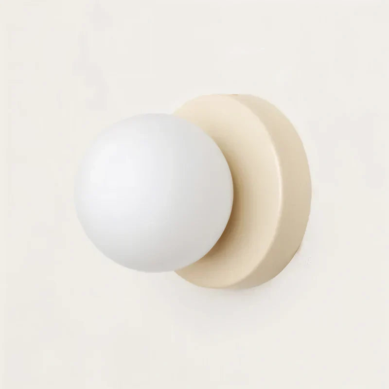 GlasGlow - Elegant Wall Lamp in Glass Sphere for Stylish and Cozy Spaces