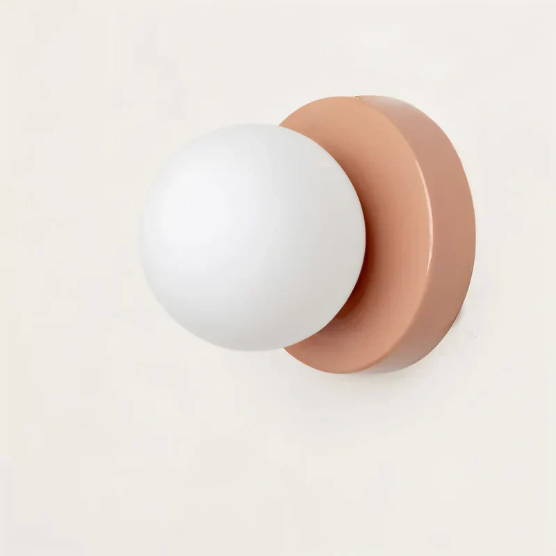 GlasGlow - Elegant Wall Lamp in Glass Sphere for Stylish and Cozy Spaces