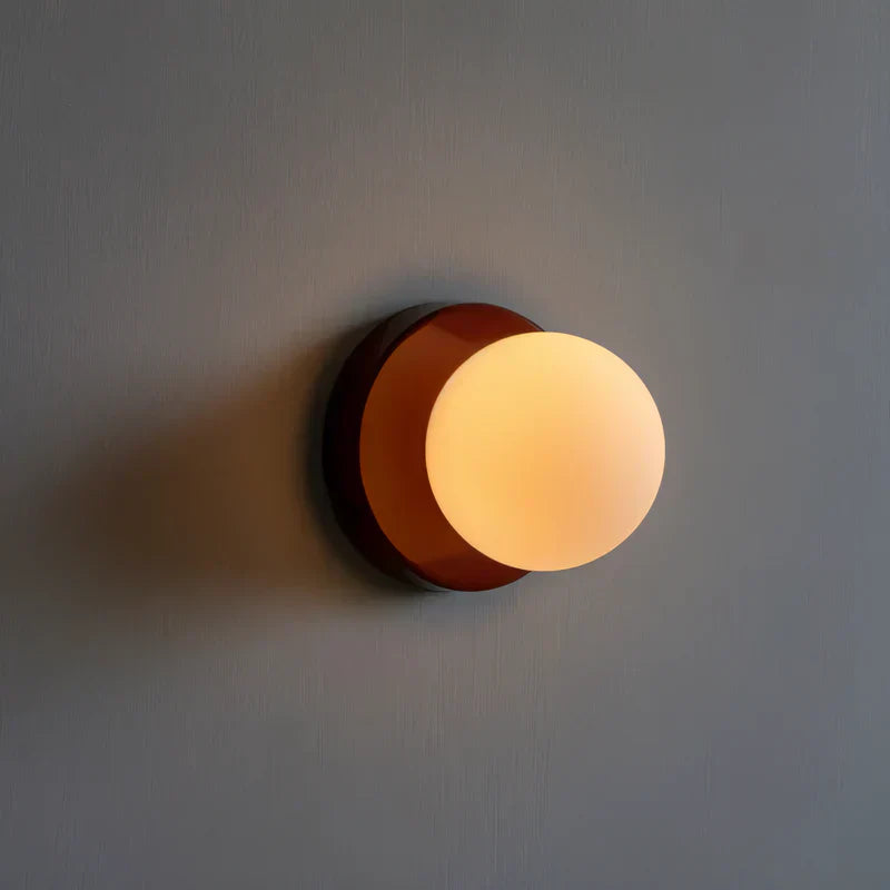 GlasGlow - Elegant Wall Lamp in Glass Sphere for Stylish and Cozy Spaces