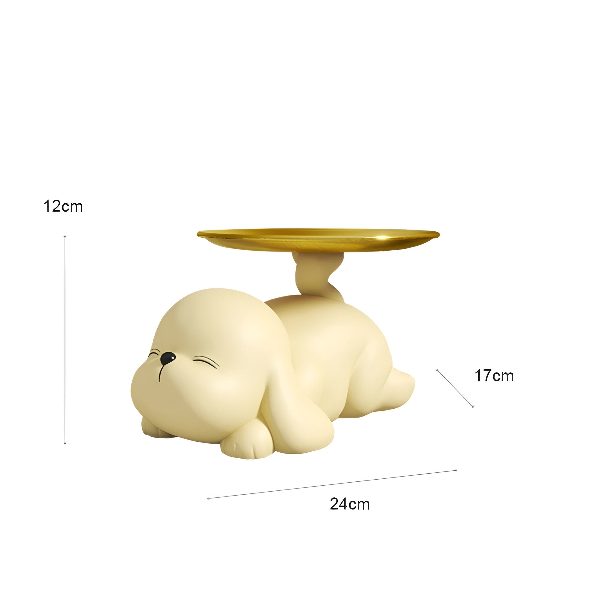 Decorative Dog Bowl Holder Tray