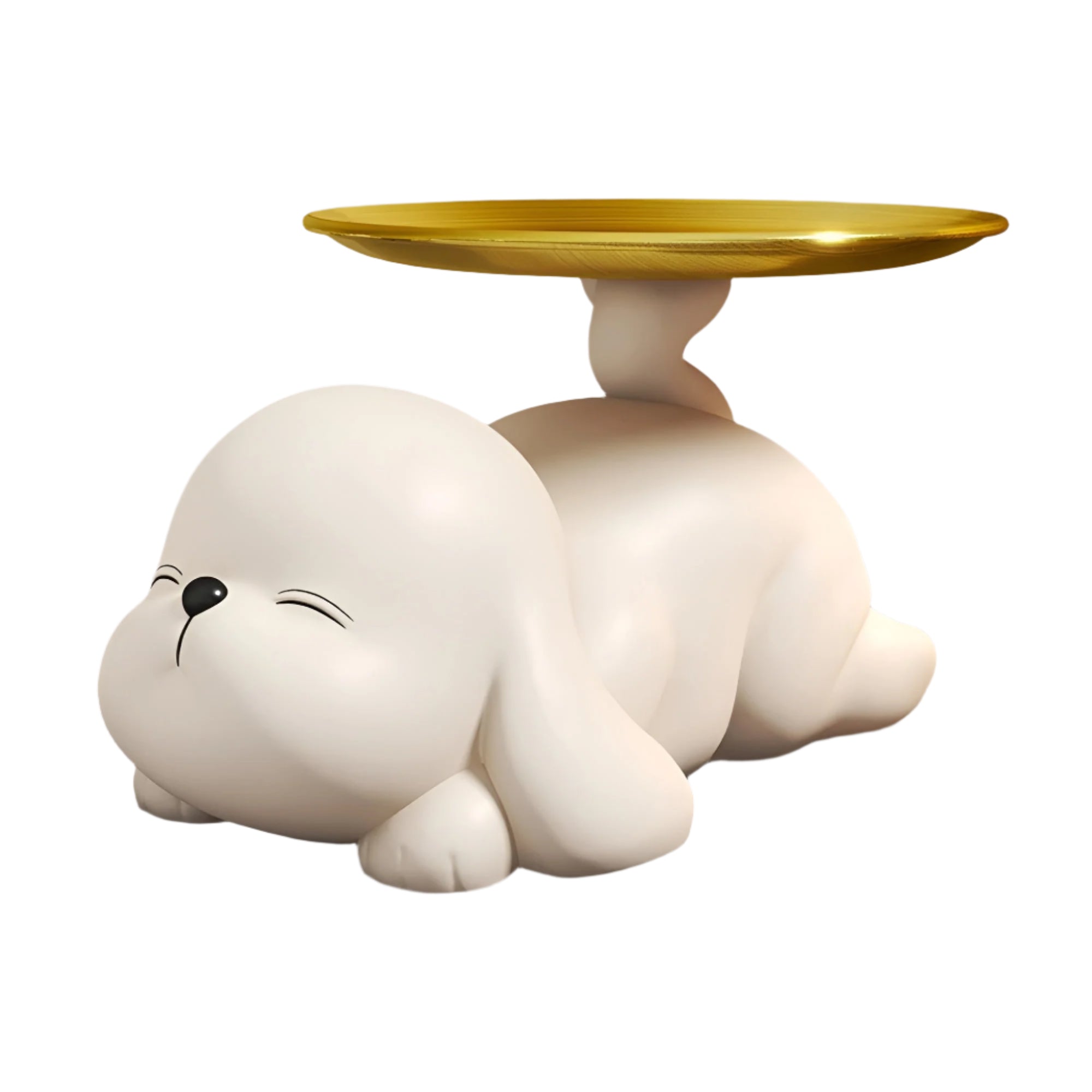Decorative Dog Bowl Holder Tray
