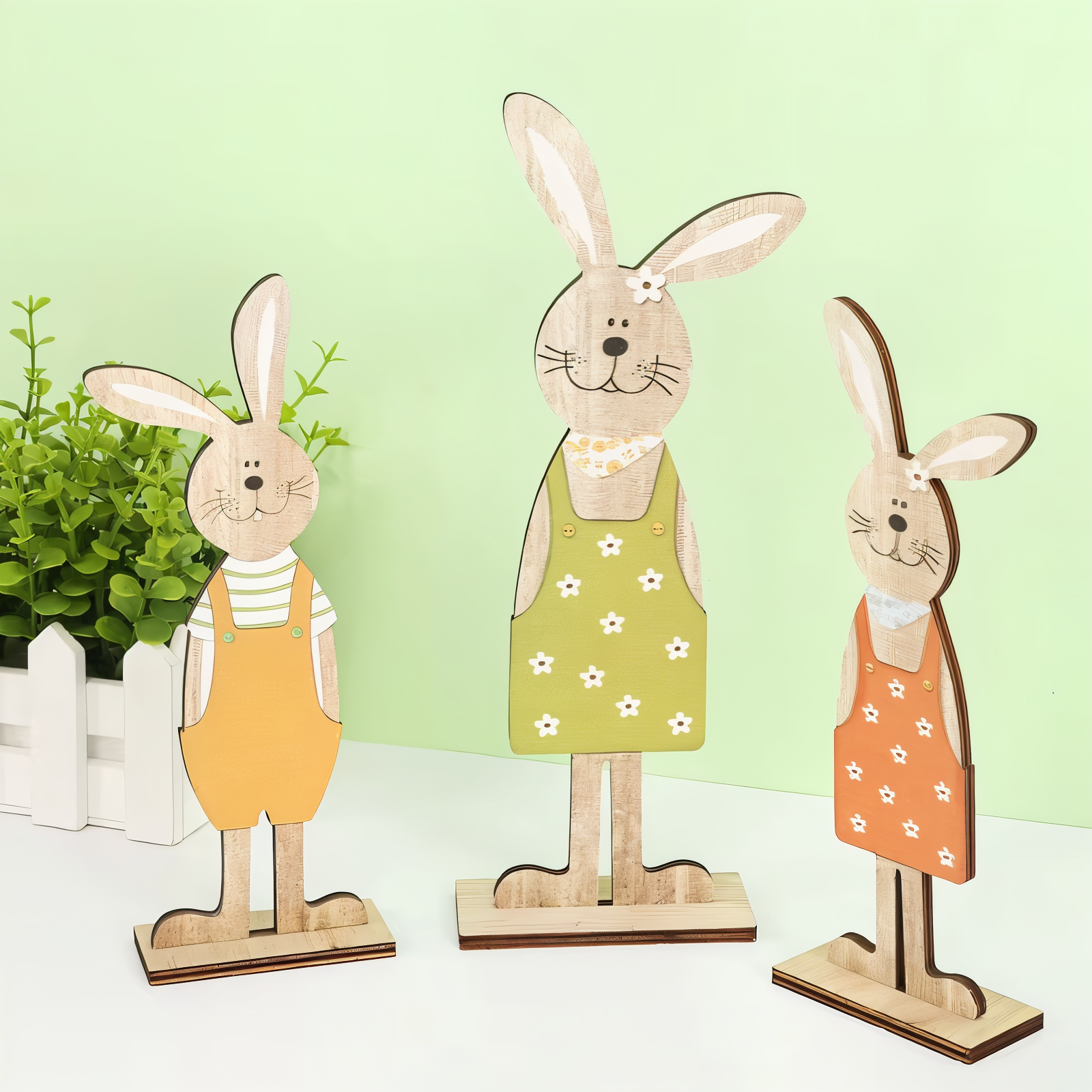 Handcrafted Bunny Figurines