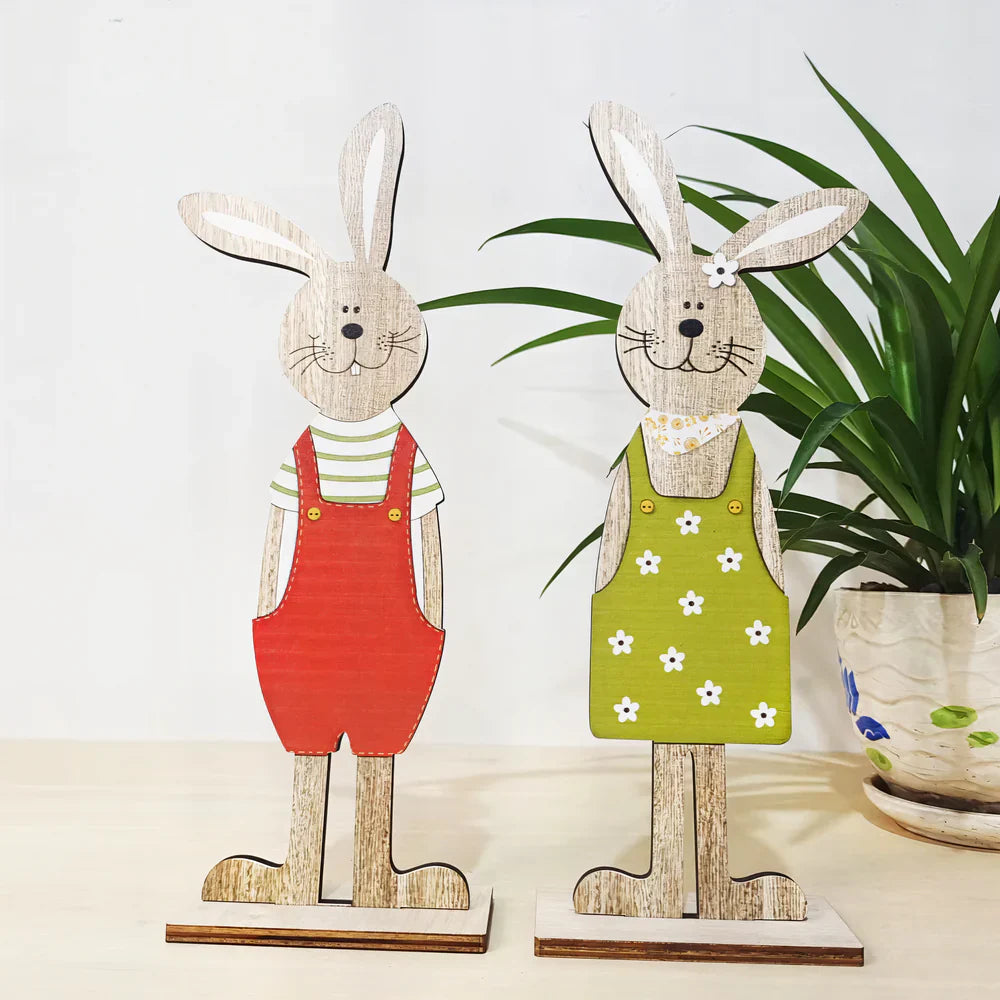 Handcrafted Bunny Figurines