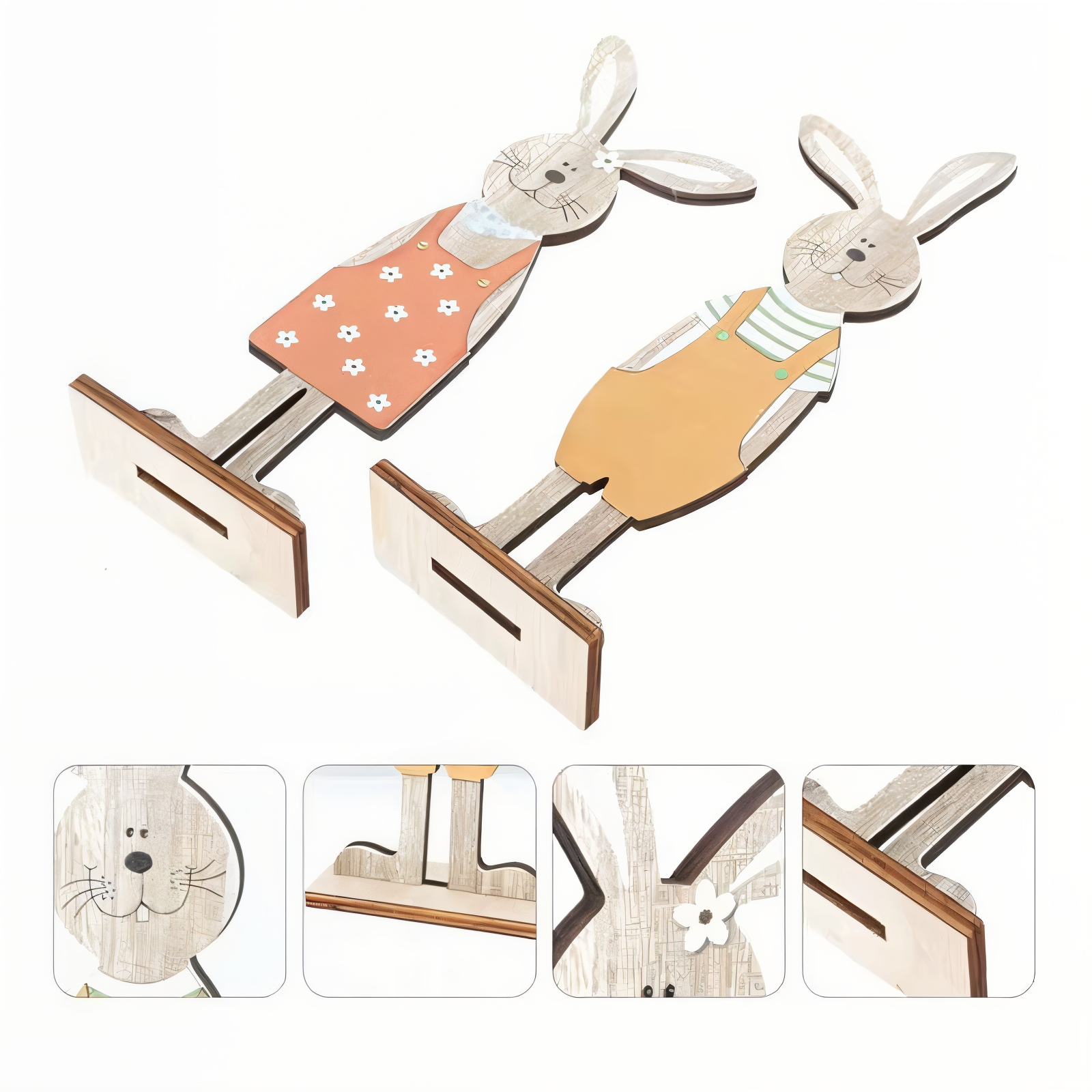 Handcrafted Bunny Figurines