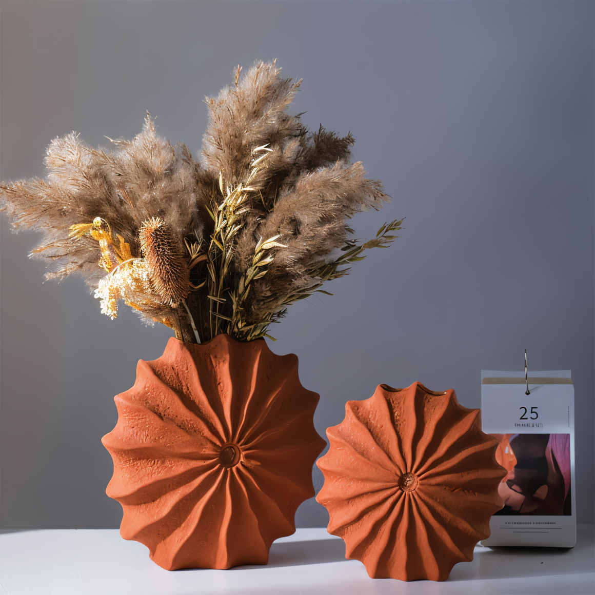 Foldedesign Geometric Retro Vase
