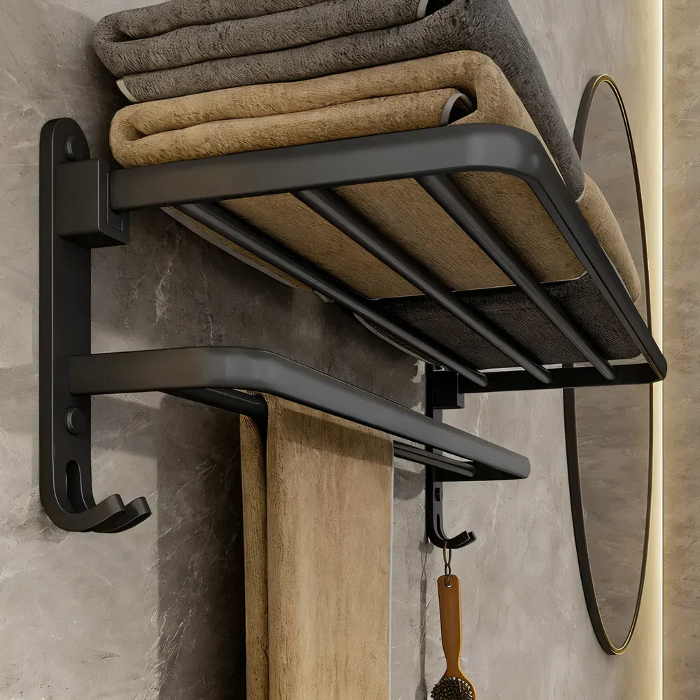 TowelFlex Wall-Mounted Double Towel Bar