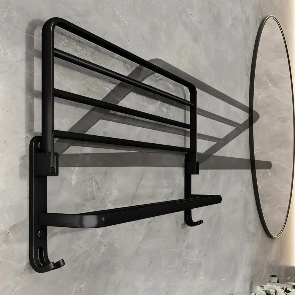 TowelFlex Wall-Mounted Double Towel Bar