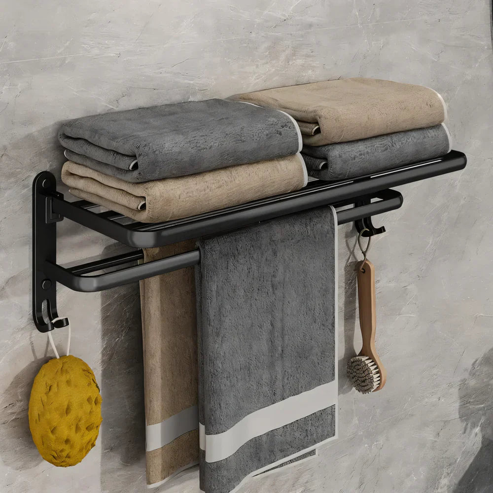 TowelFlex Wall-Mounted Double Towel Bar