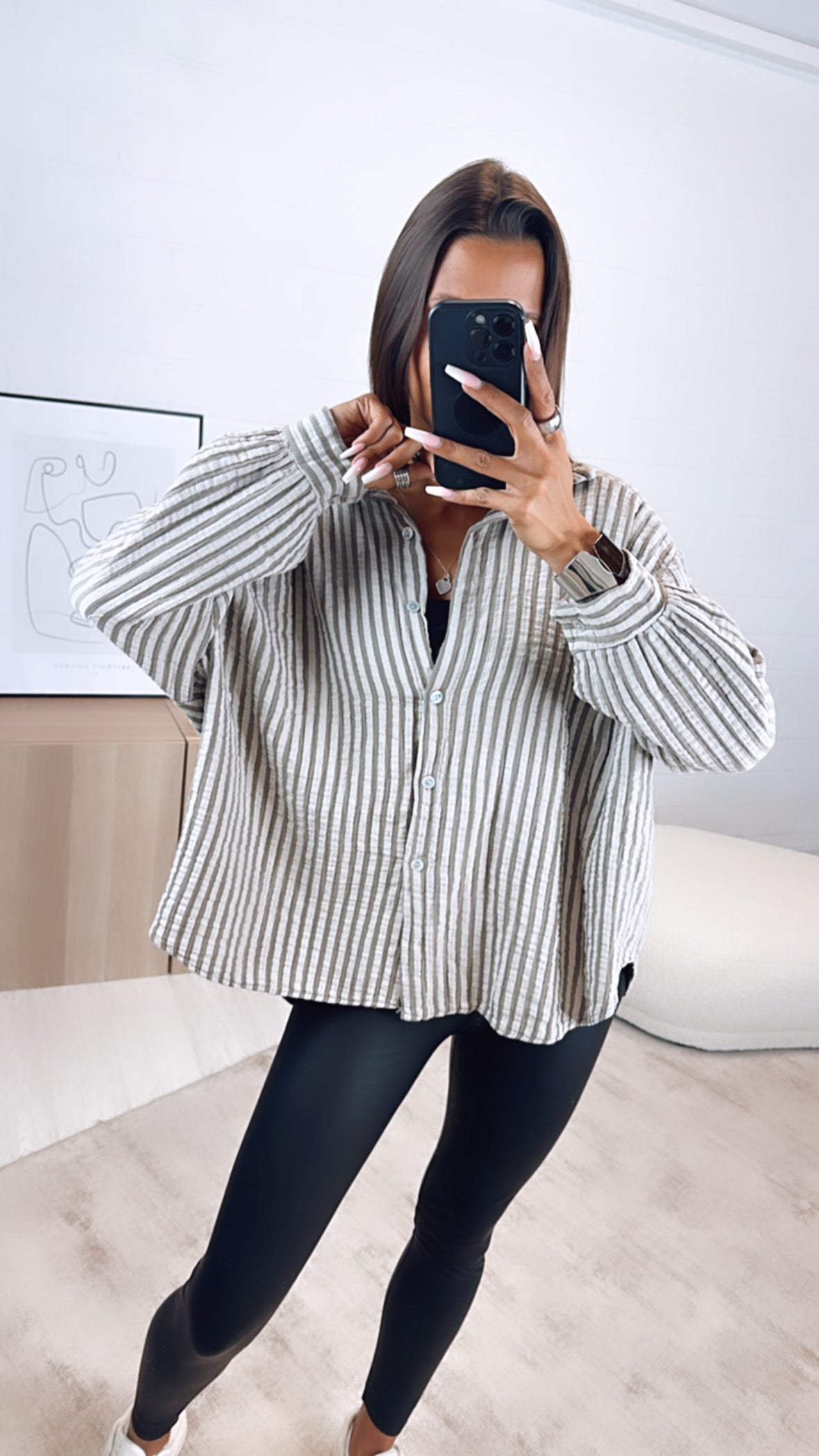 Camilla - Oversize stripes blouse