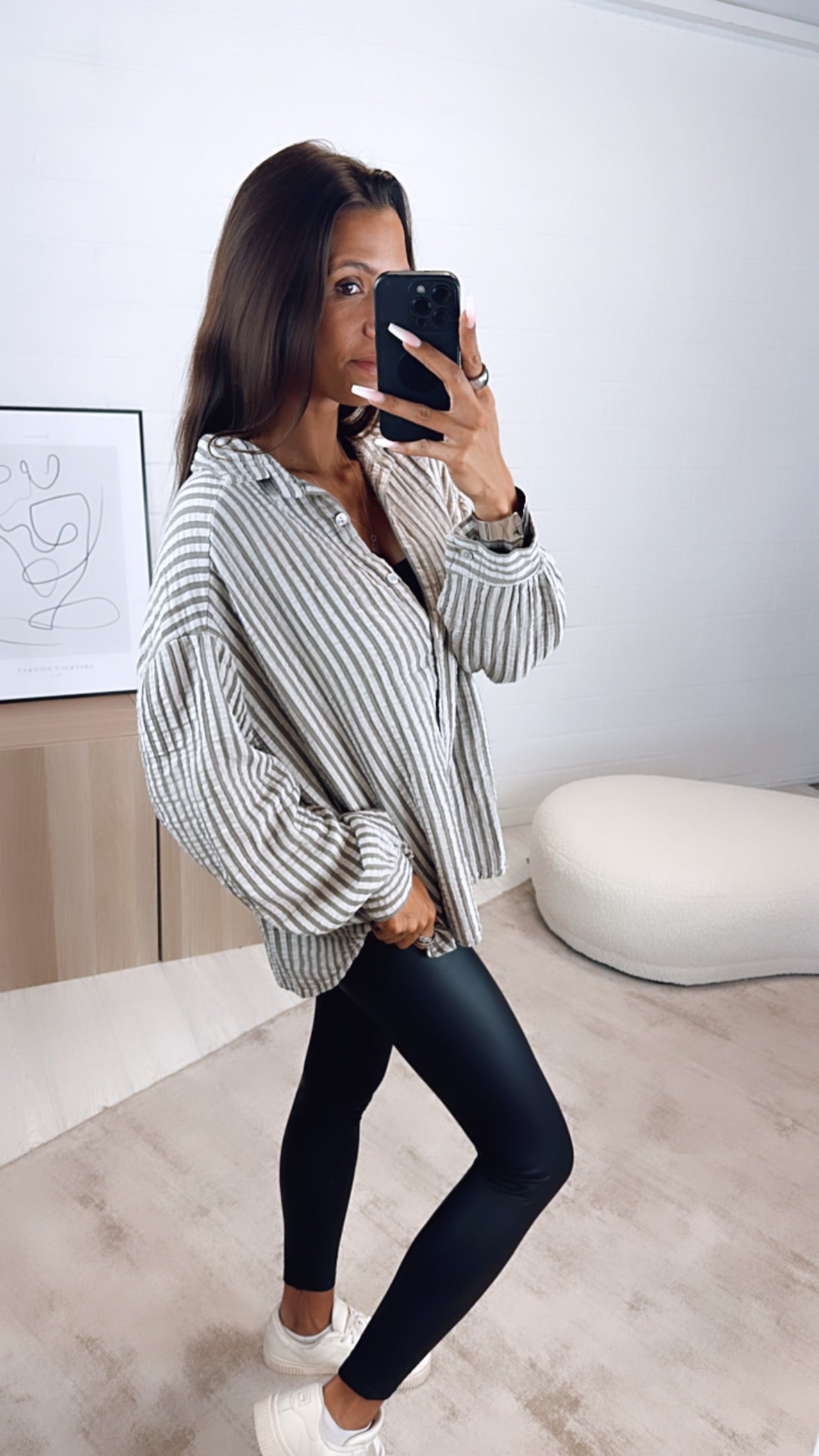 Camilla - Oversize stripes blouse