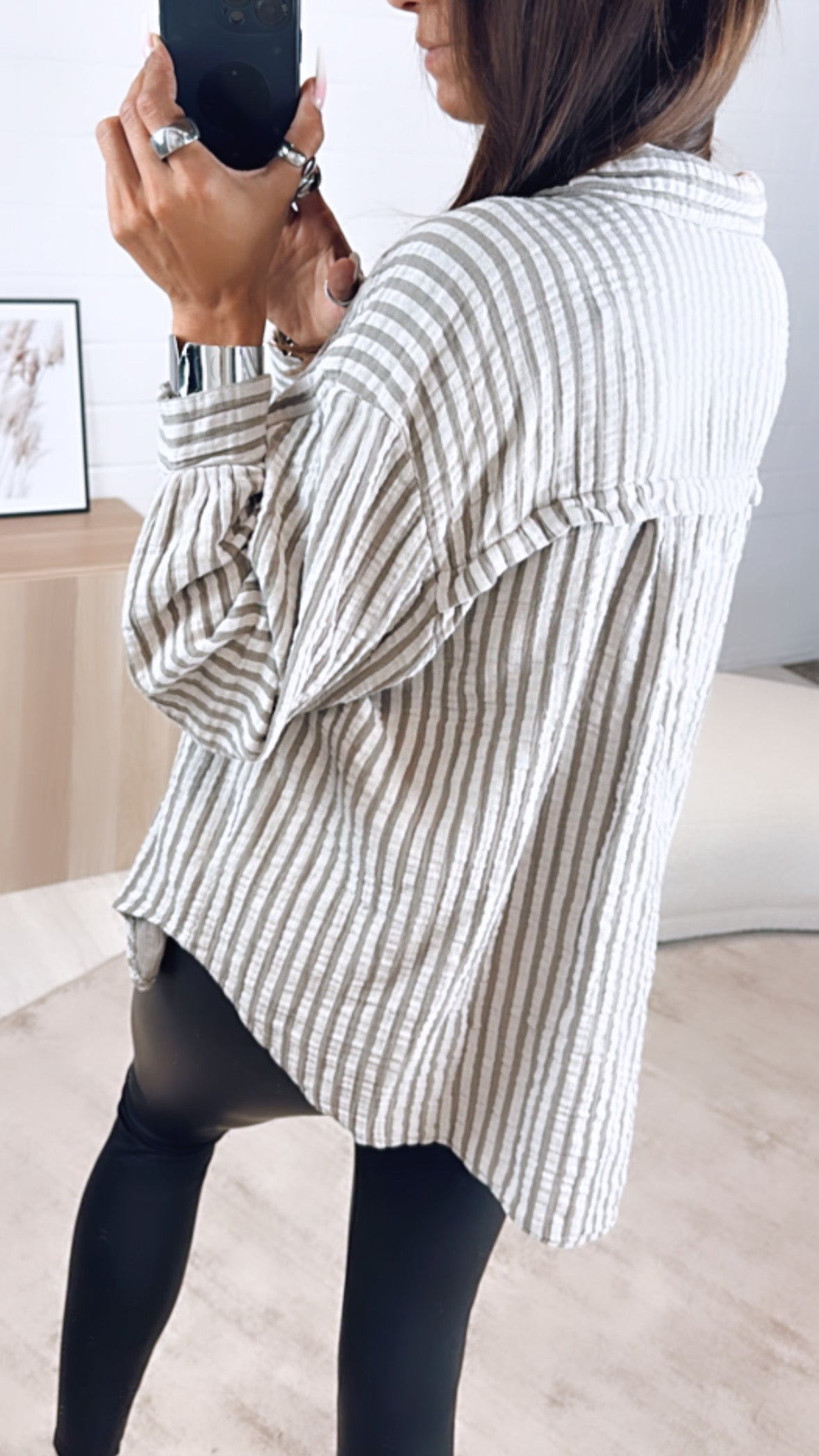Camilla - Oversize stripes blouse