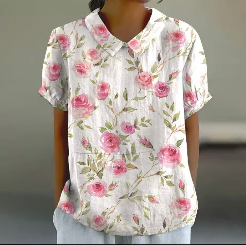Sophie Floral Elegance Blouse