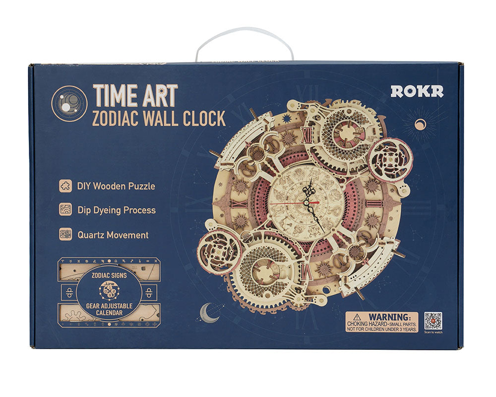 Zodiac wall clock and calendar