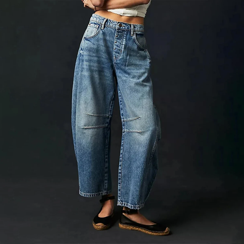 Eleanor | Aesthetic Wide-Leg Jeans