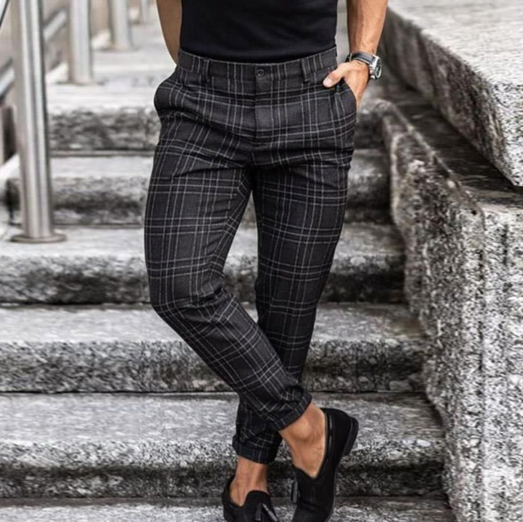 Andrei classic striped pants for men