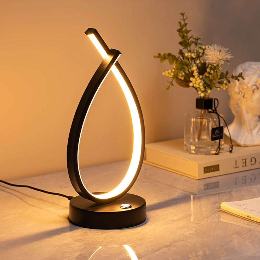 CalmAura Modern LED Table Lamp