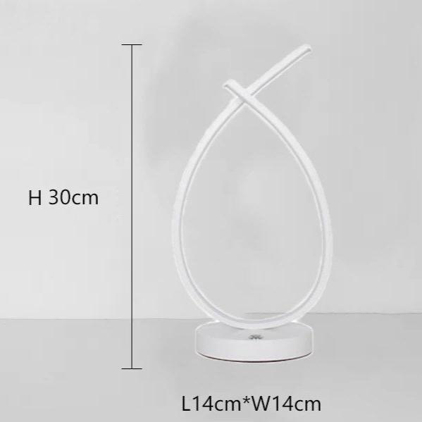 CalmAura Modern LED Table Lamp