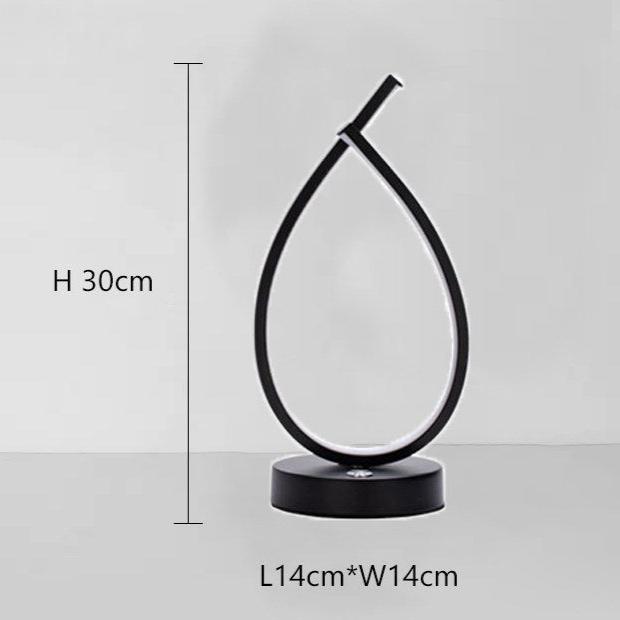 CalmAura Modern LED Table Lamp